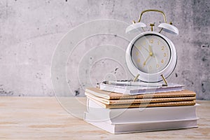Time managament concept for schoolers and students