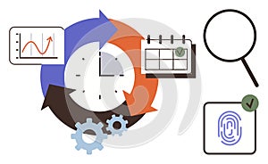 Time Management with Analytics, Scheduling, Security, and Efficiency Concepts