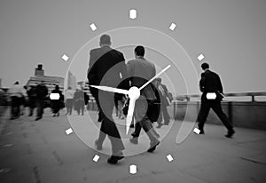 Time Management Clock Alarm Measure Concept