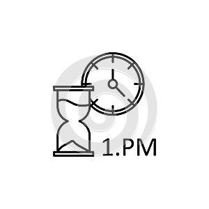 Time management, clock, management, punctually, time icon. Element of time management icon. Thin line icon for website design and