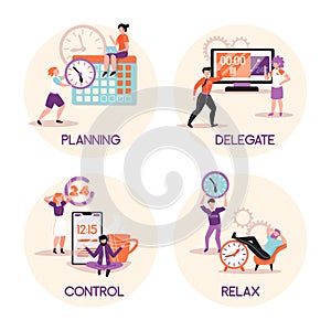 Time Management Concept Compositions