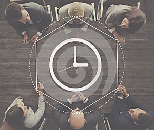Time Management Duration Interval Graphic Concept photo