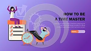 Time Management Horizontal Banner