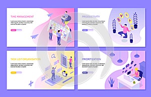 Time Management Horizontal Banners