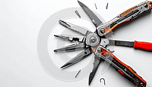 Time Management and Productivity Multi-Tool Clock Concept