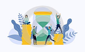 Time management, schedule concept or planner