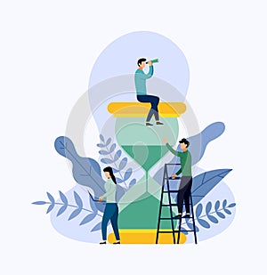 Time management, schedule concept or planner