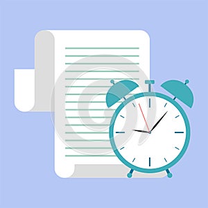 Time management, schedule concept or planner