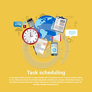 Time Management Scheduling Business Web Banner