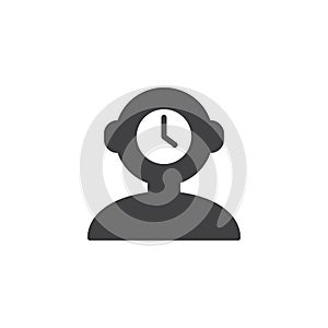 Time management vector icon