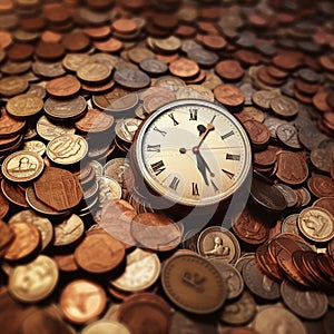 Time is Money Analog Clock