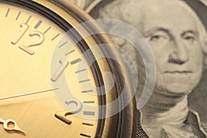 Time is money business & finance concept