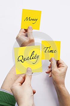 Time Money Quality