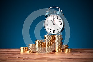 Time is money and time for investment concept