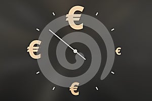 Time is money, time is wealth, wealth accumulation,euro
