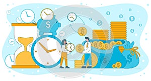 Time Is Money viability and efficiency concept