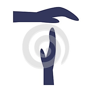 Time out icon. Vector illustration decorative design