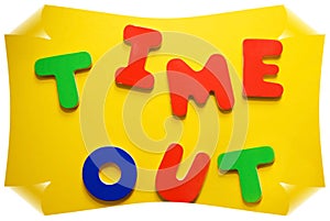 Time Out Sign