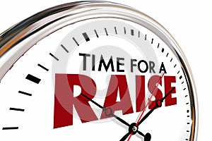 Time for a Raise Higher Income Salary Clock