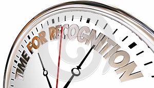 Time for Recognition Appreciation Thank You Clock photo