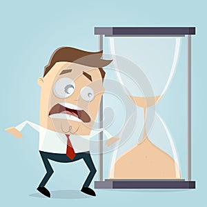 Time is running out hourglass clipart