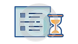 Time-Sensitive Document: Urgent & Pending Information, vector design Generative AI