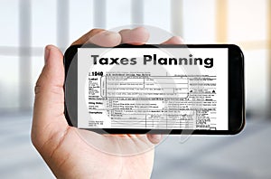 Time for Taxes Planning Money Financial Accounting Taxation and