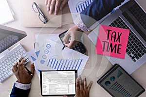 Time for Taxes Planning Money Financial Accounting Taxation Businessman Tax Economy Refund Money