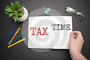 Time for Taxes Planning Money Financial Accounting Taxation Businessman Tax Economy Refund Money