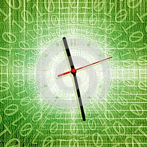 time and technology concept