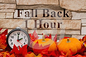 It is time to fall back message