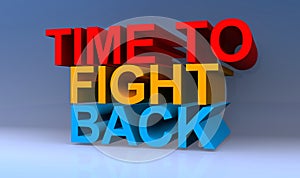 Time to fight back on blue