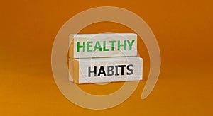 Time to go green ecology symbol. Concept words Go green on wooden blocks on a beautiful orange background. Business, ecology and