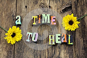 Heal healthy healthcare happy personal wellness mental health recovery photo