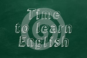 Time to learn english