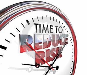 Time to Reduce Risk Clock Mitigation Danger photo