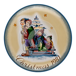 A Time to Remember 1981 Christmas Plate