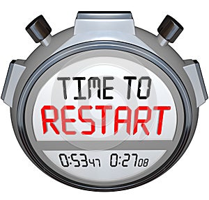 Time to Restart Stopwatch Timer Redo Refresh Reinvent