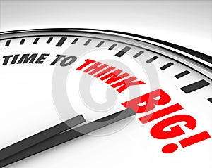 Time to Think Big Clock Creativity Innovation Brainstorming