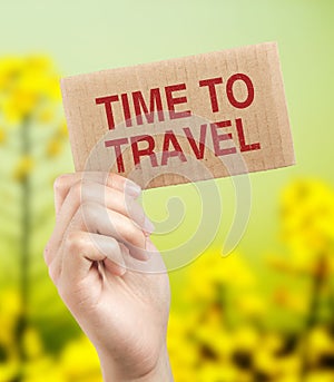 Time to travel photo