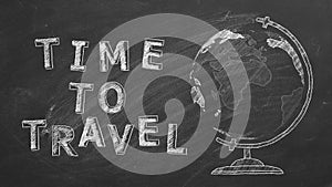 Time to travel concept