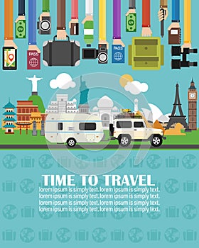 Time to travel.lorem ipsum is simply text