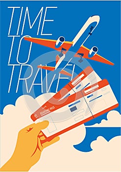 Time to Travel and Summer Holiday poster.