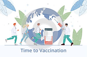 Time to vaccinate from flu influenza virus disease