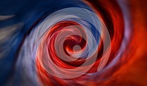 Time tunnel abstract concept