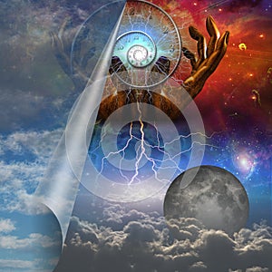 Time unfolds at creation