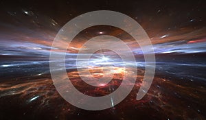 Time warp, traveling in space. Time dilation