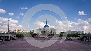 Timelapse from the Ak Oda Presidential Palace in Astana, Kazakstan