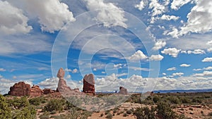 Timelapse at Arches national park