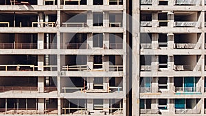 Timelapse of building under construction